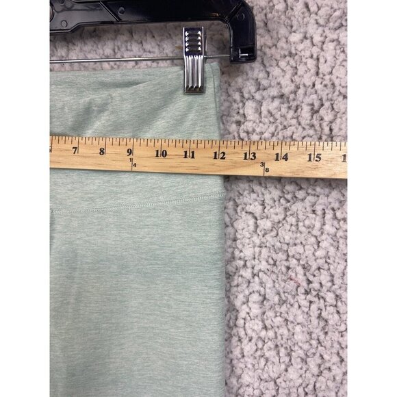 Light green leggings two tone top accent women's size Small - Picture 3 of 9